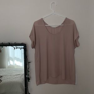 Lush brand sheer blouse from Nordstrom rack.